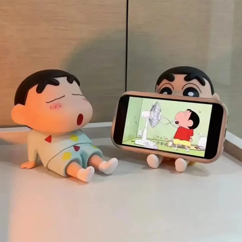 Vinyl Figure Blank - Crayon Shin-Chan Anime Figuur Telefoonhouder Kawaii