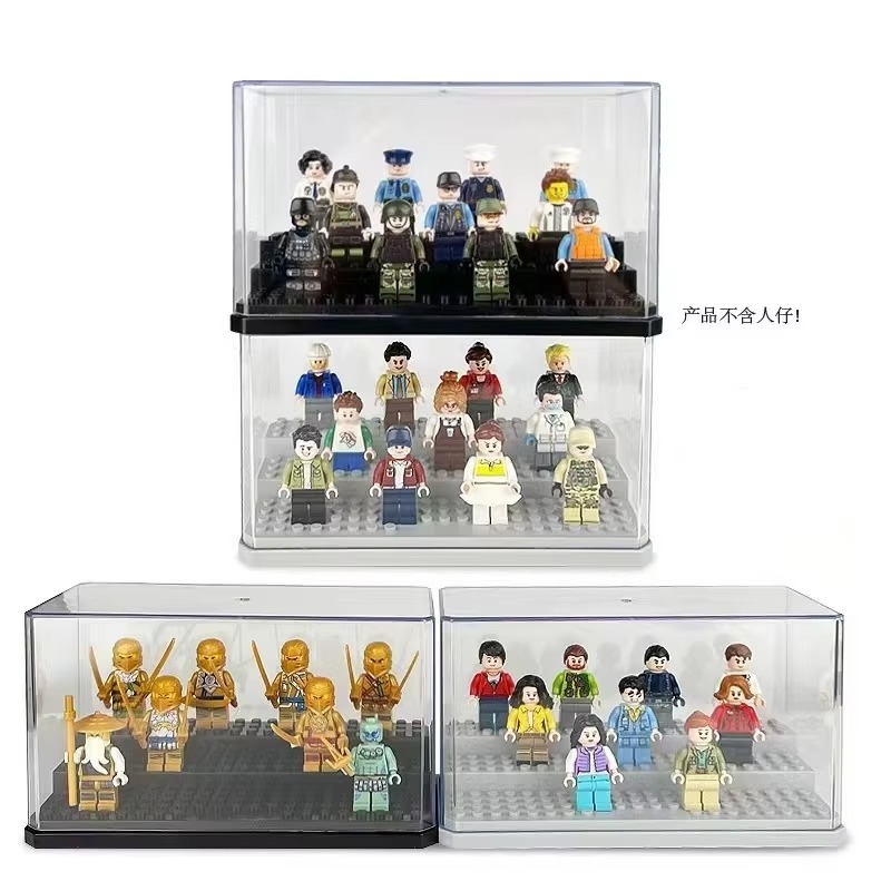 Building Block Mini - Acryl vitrine voor minifiguren, stapelbaar en