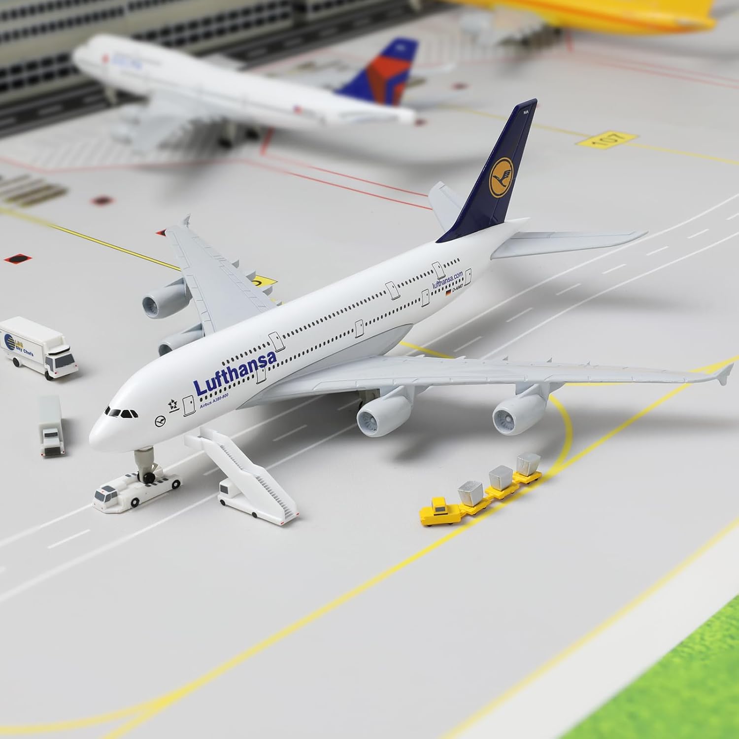Speelgoedvliegtuigen A380 Duit - Model Airplane Plastic recensie en prijs