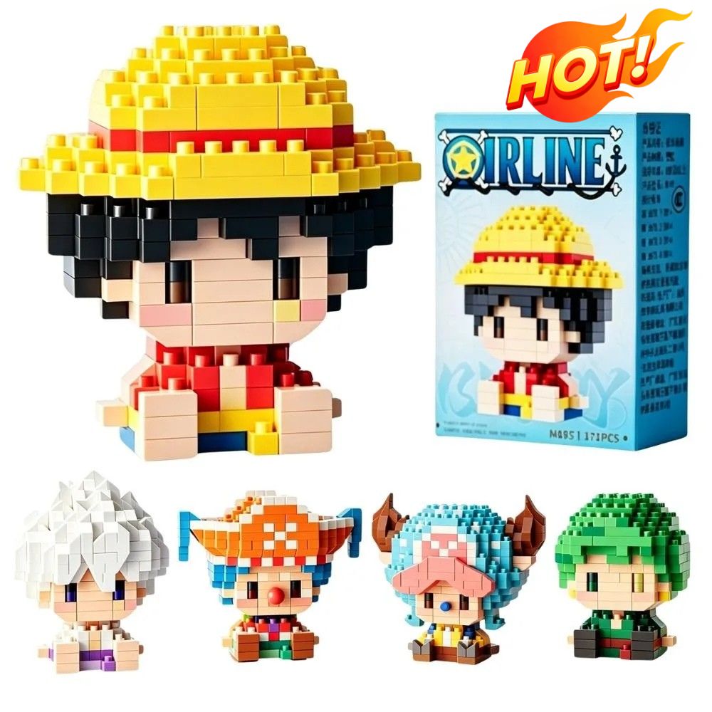 One PIECE Zonnegod Nika Luffy  - Building Block Mini recensie en prijs