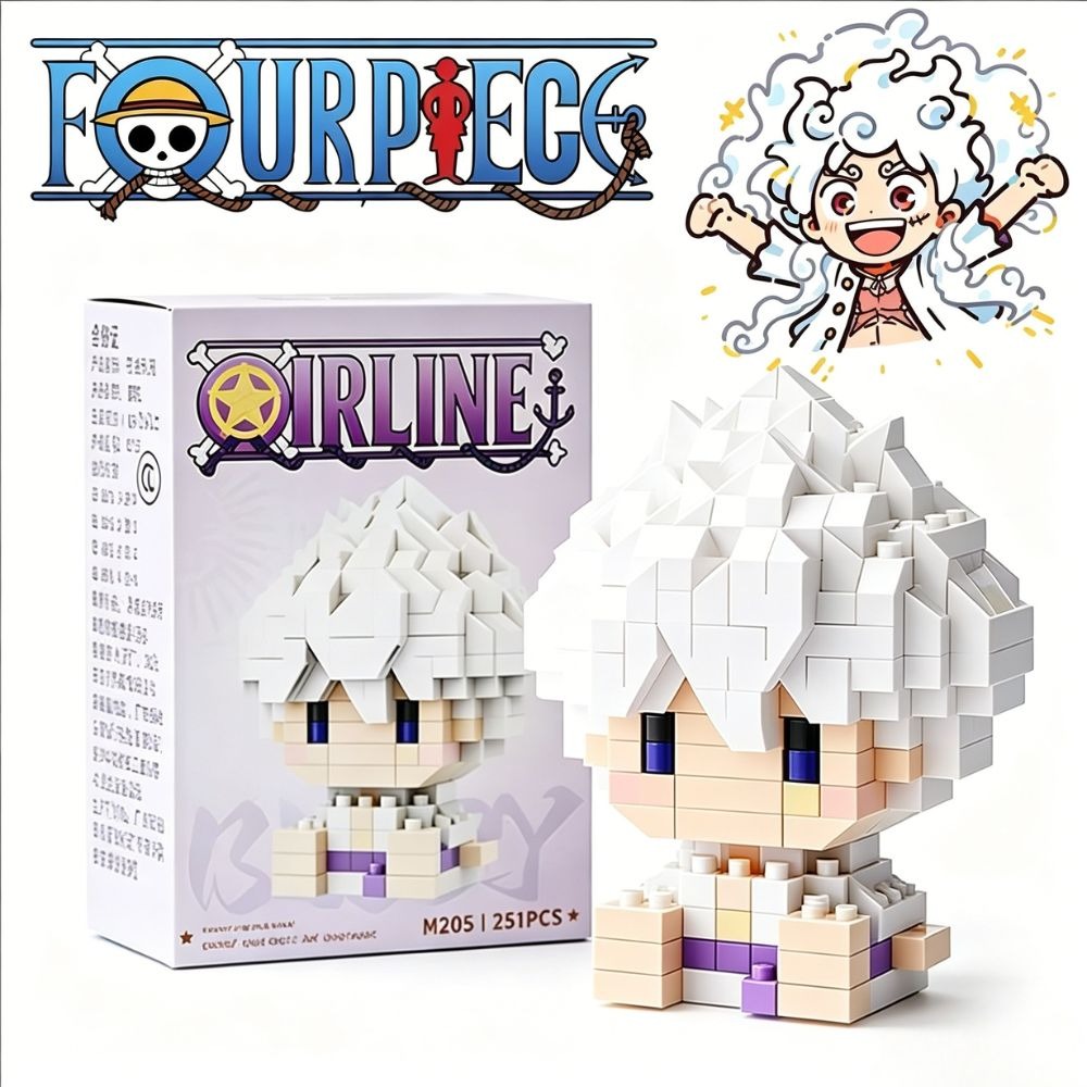 One PIECE Zonnegod Nika Luffy  - Building Block Mini recensie en prijs